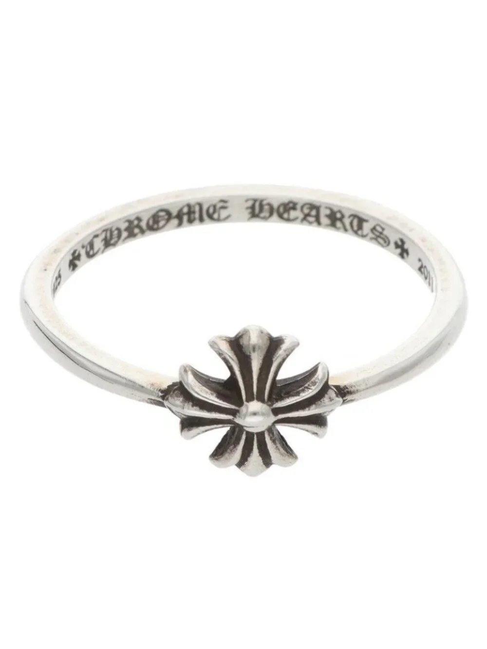 Chrome Hearts Bubblegum CH Pls CH Plus Silver Ring
